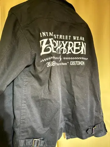 ZEPHYREN 스윙탑 자켓 블랙 블루종 제파렌