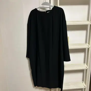 블랙 미니 긴팔 원피스