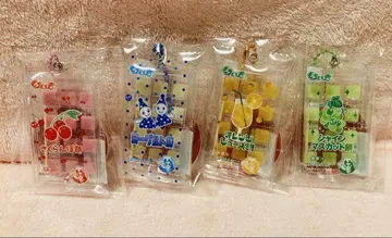 모찌모찌군 미니어처 키링 Vol.1 4개 1세트