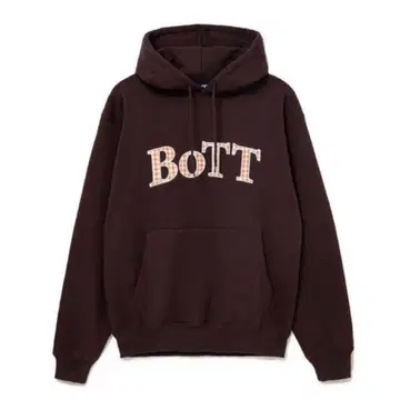 BoTT 로고 후드티 다크 브라운