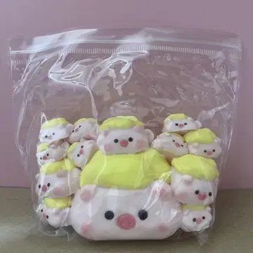해외 스퀴즈  돼지 가족