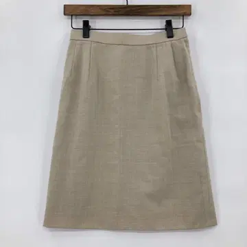 KORET 코레트 베이지 타이트 스커트 무릎 기장