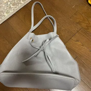 FURLA 그레이 가죽 토트백