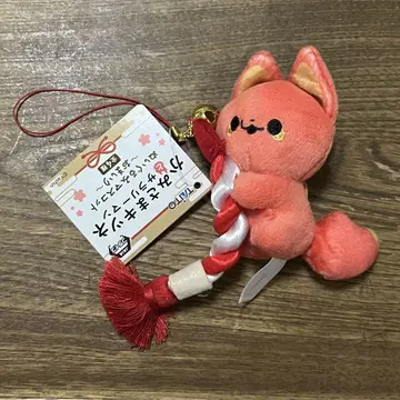 신님 여우와 샐러리맨 봉제 인형 마스코트 오마모리 베니