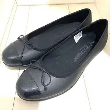 새상품 PUMA 발레 슈즈 SOFT FOAM 블랙 리본 24