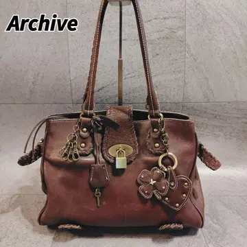 archive y2k 00s leather handbag