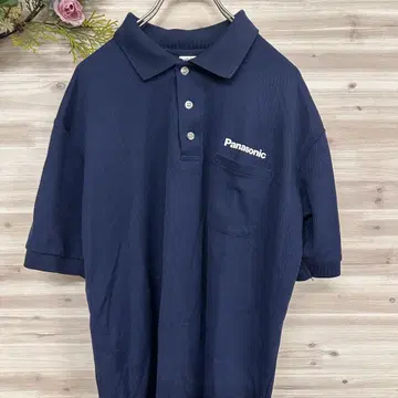 Panasonic 도쿄 2020 올림픽 피케 셔츠 네이비 기업 어패럴