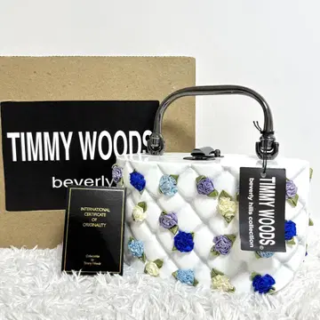 [ 새상품급 ] TIMMY WOODS 핸드백 작은 꽃 퀼팅 무늬