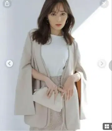 anuans 슬릿 슬리브 노카라 자켓 (베이지)