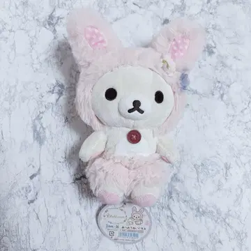 코리락쿠마 모으기 봉제 인형 꽃밭의 작은 아기 토끼