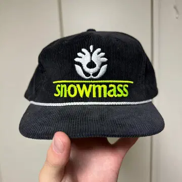 snowmass 코듀로이 캡