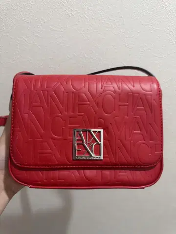 AX Armani Exchange 레드 숄더백