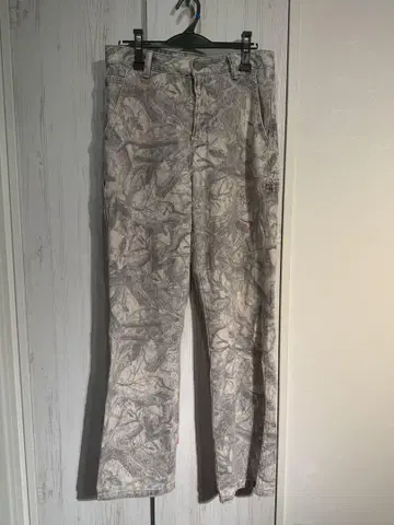 ZARA 리얼트리 카모 데님 페인터 팬츠 L