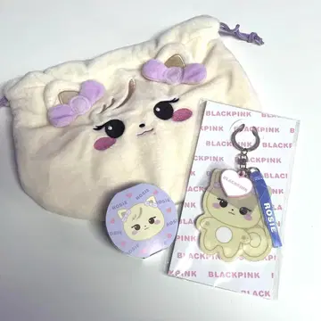 BLACKPINK ROSIE 로제 복조리 키링 마스킹 테이프