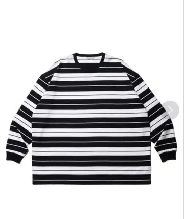 COOTIE Supima Border Oversized L/S Tee L