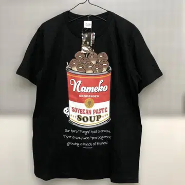 A765 nameko 캐릭터 프린트 블랙 셔츠 택 포함 새상품급