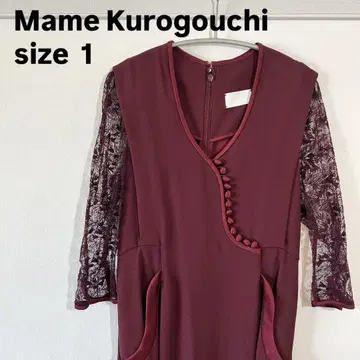 mame/Mame Kurogouchi/소매 레이스 원피스