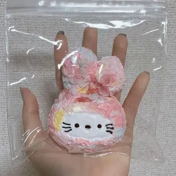 번짐 컬러 고양이 스퀴즈