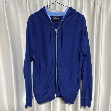 Paul Smith 네이비 풀 집업 후드티