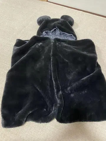 디즈니 미키 후드 부착 담요