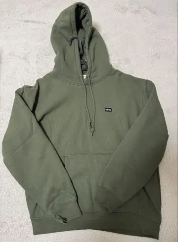 OBEY 올리브 그린 후드티 L 사이즈