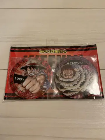 원피스 루피 카타쿠리 캔뱃지 세트 점프 페스타 레어
