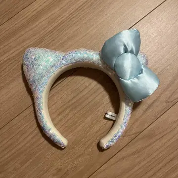 키티 머리띠 오로라 스카이블루
