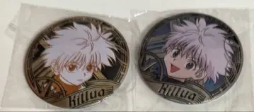 HUNTER x HUNTER 헌터헌터 조각 캔뱃지 키루아 2개