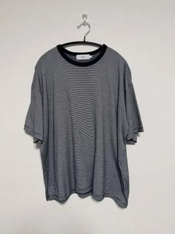 Graphpaper 24SS 보더 T셔츠 네이비