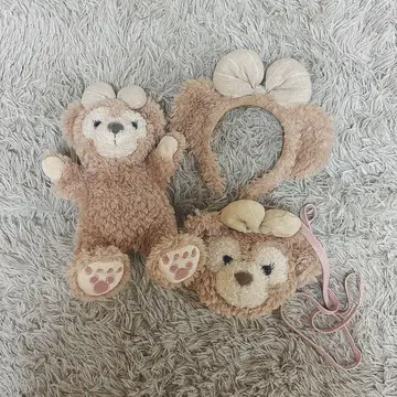 디즈니 셰리메이 머리띠 퍼펫 미니백
