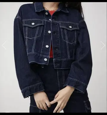 AZUL BY moussy 데님 자켓