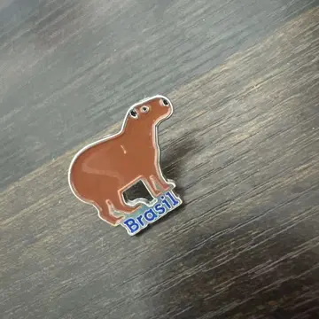 오사카 만박 브라질관 핑 배지