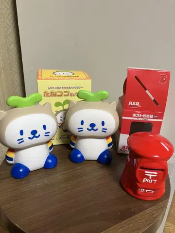 타네코코 저금통 우체통 저금통