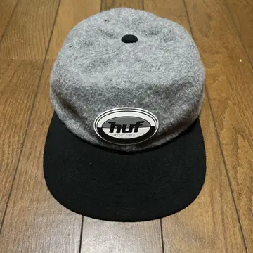 HUF 로고캡 울 cap 하프 모자 그레이 시티
