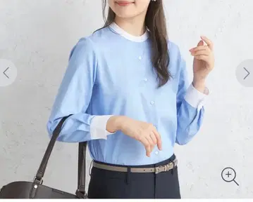 UV컷 비침 없는 블루 셔츠