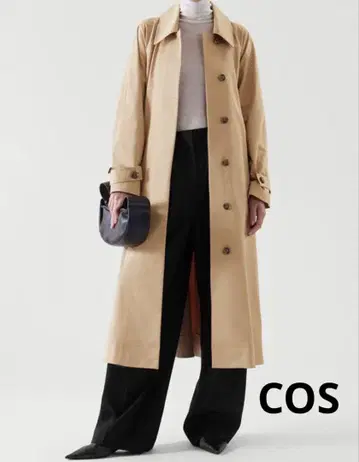 [ 클리닝 완료 ] COS 오가닉 코튼 오버 사이즈 트렌치코트