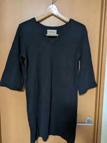 데님 앤 서플라이 랄프 로렌 원피스 튜닉 니트 블랙