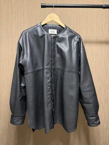 NOTE 가죽 블루종
