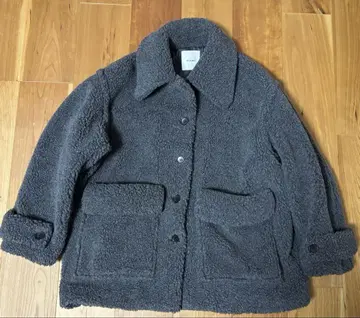 CLANE 클라네 RIDGE POCKET BOA OVER COAT