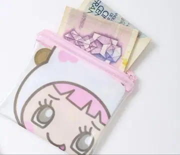 나루미야 해피파크 클리어 플랫 파우치 미미리짱 메조 피아노