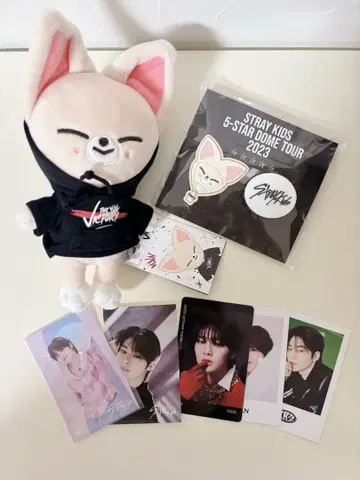 skzoo 봉제 인형 FOXI.NY 포크시니 스티커 포토 카드