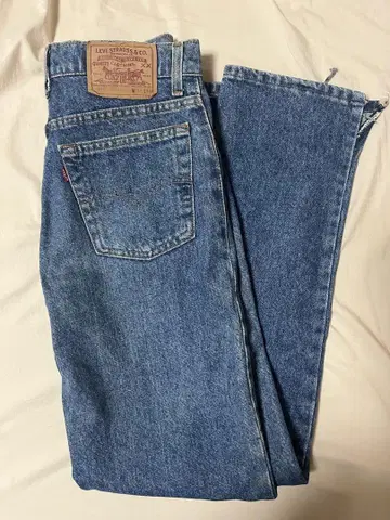 Levi's 블루 슬림핏 데님