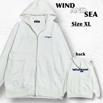 인기 [ WIND AND SEA ] 자수 로고 디자인 집업 후디
