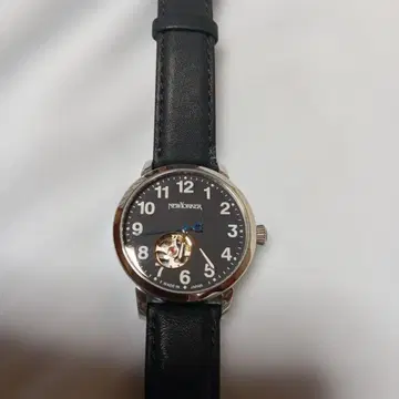 NEWYORKER 아날로그 자동 와인딩 시계 블랙 몇 회 사용