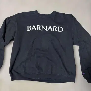 Champion BARNARD 로고 블랙 맨투맨