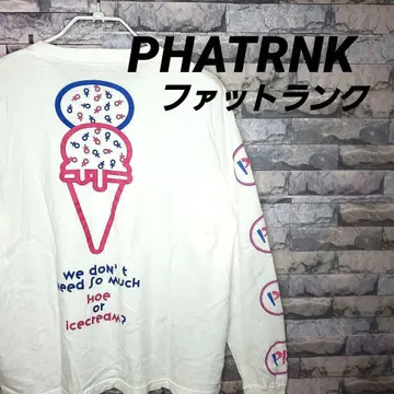 PHATRNK 팻랭크 아이스크림 디자인 긴팔 티셔츠