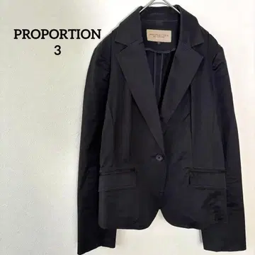 프로포션 자켓 블랙 사이즈 3