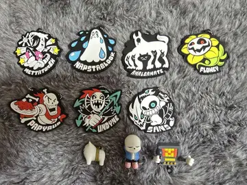 Undertale 러버 스트랩 코드 키링