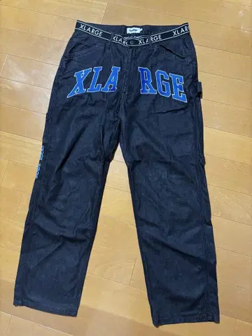XLARGE 블랙 데님 팬츠 XL