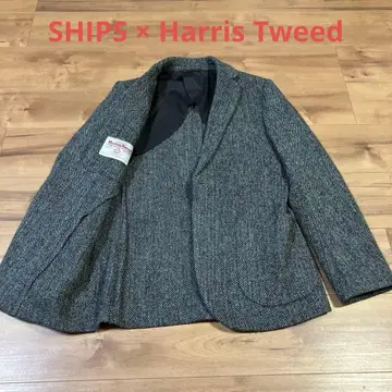 SHIPS x 해리스 트위드 테일러드 자켓 M 사이즈